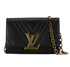 Airy VLouise Pochette, &pound;895, Handbags, Black, Leather, Front view